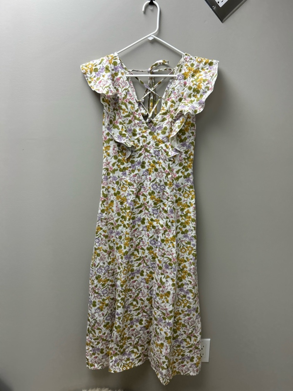 Rails Women’s‎ Constance Linen Floral Midi Dress
